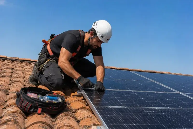 Maintenance et monitoring de panneaux solaires à Saint-Augustin-des-Bois